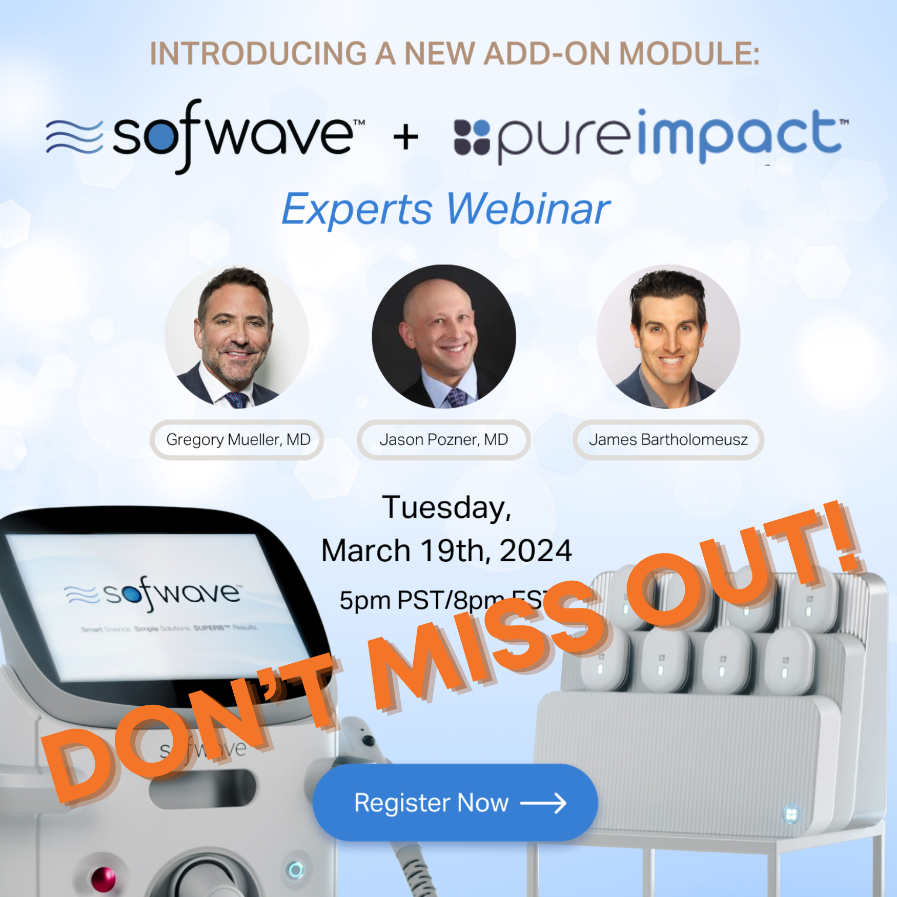 webinar Sofwave: Introducing Plus Pure Impact