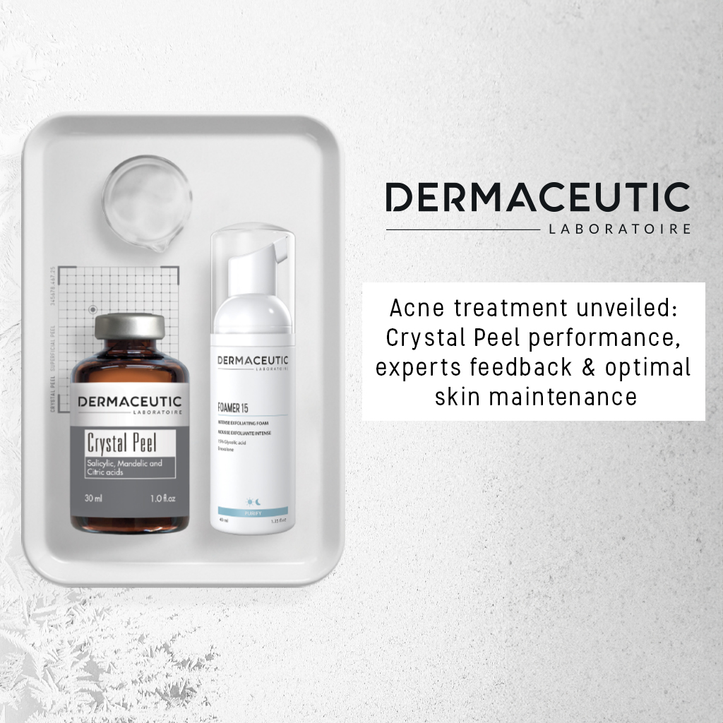 webinar Dermaceutic: Acne treatment unveiled: Crystal Peel performance, experts feedback & optimal skin maintenance
