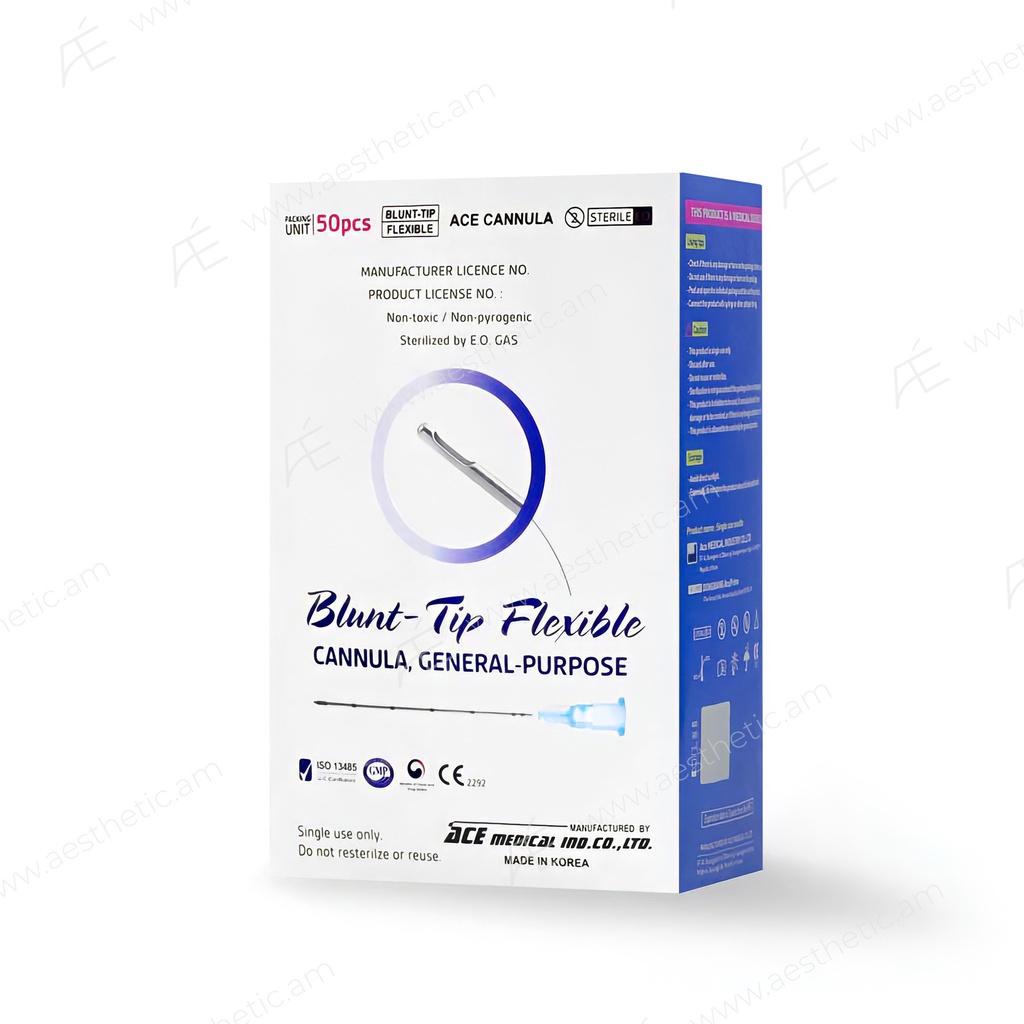 Ace Blunt-Tip Flexible Cannula 30G/25mm